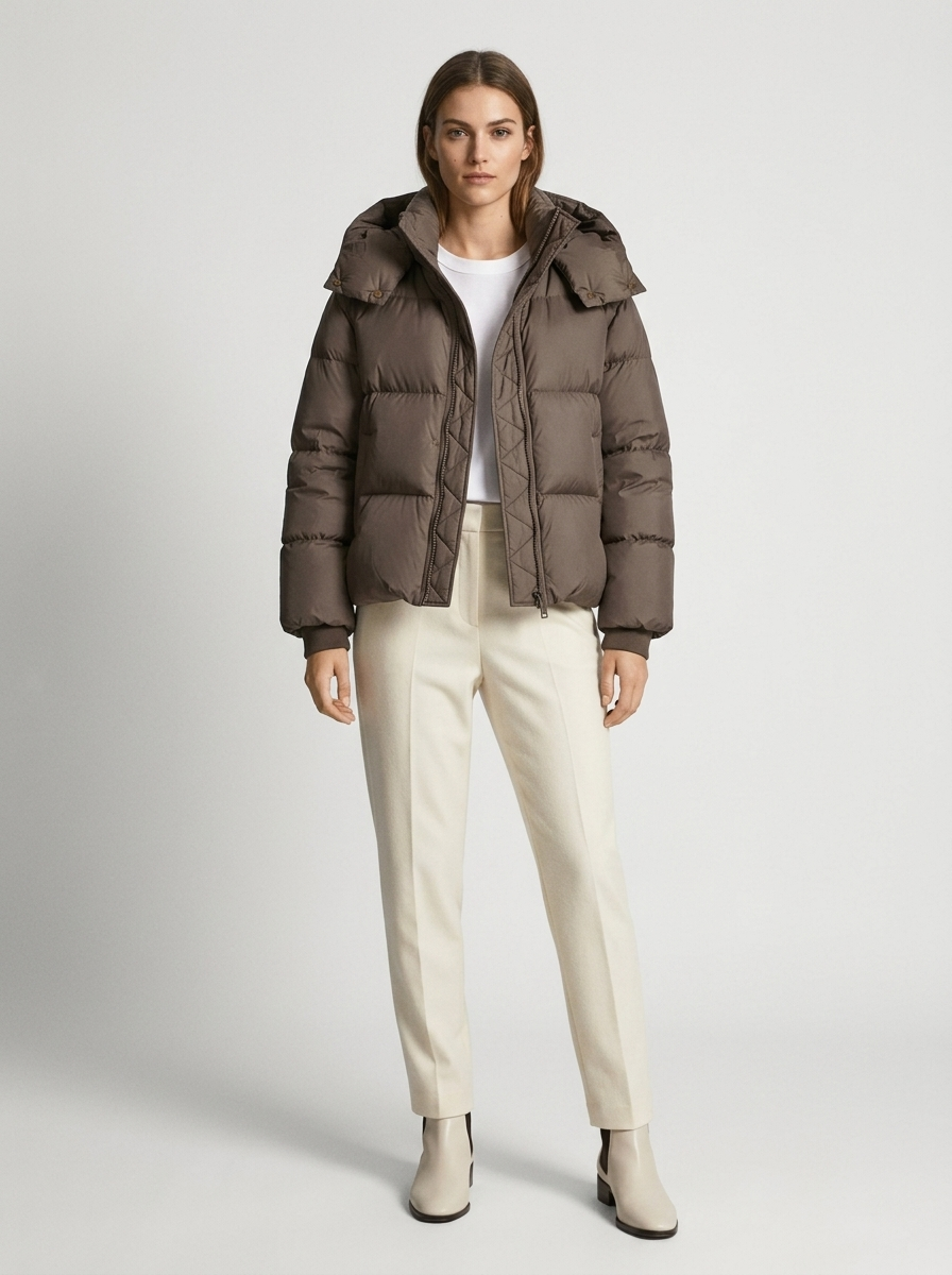 Doudoune oversize femme chic et confortable