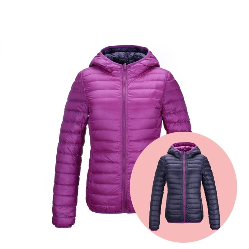Doudoune oversize femme réversible et élégante - Aurora