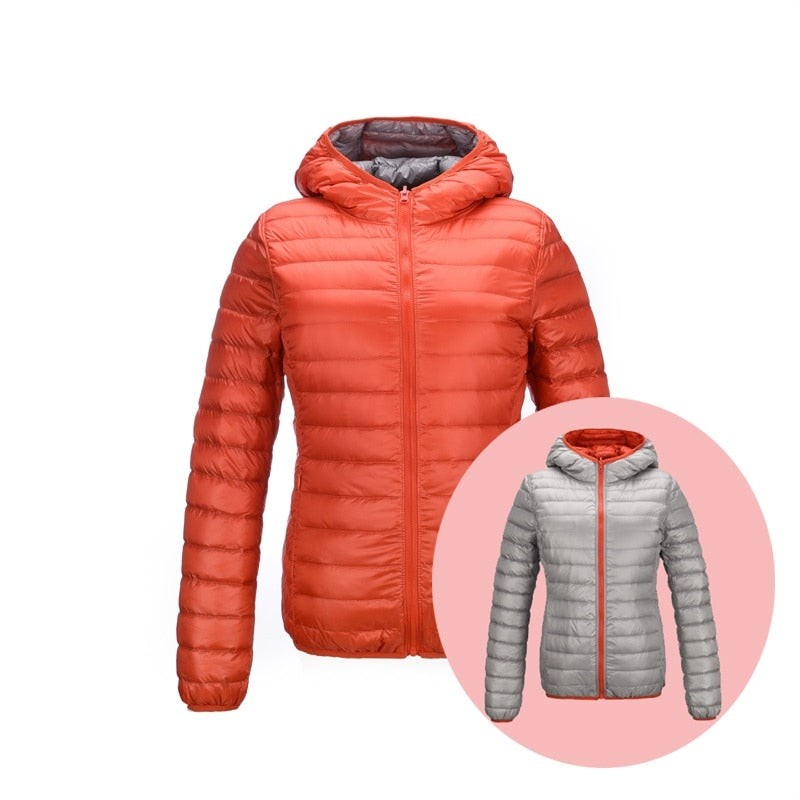Doudoune oversize femme réversible et élégante - Aurora