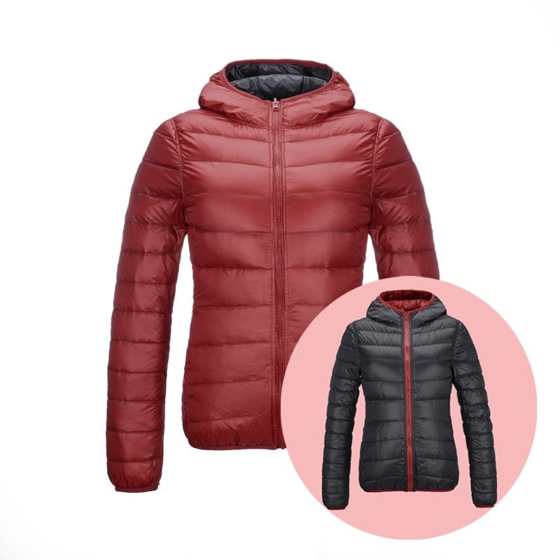 Doudoune oversize femme réversible et élégante - Aurora