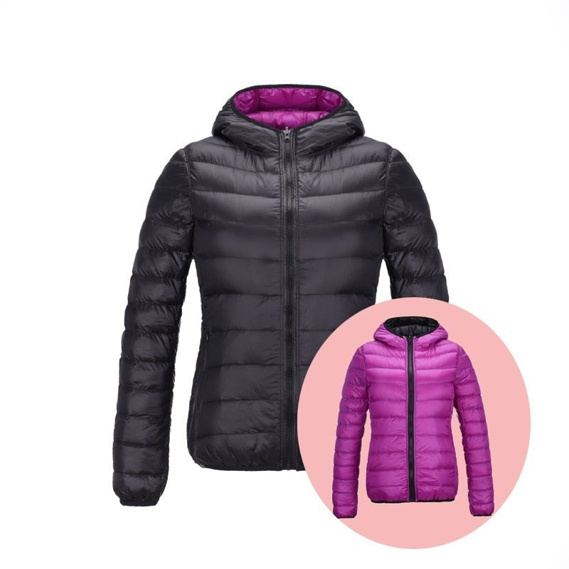 Doudoune oversize femme réversible et élégante - Aurora
