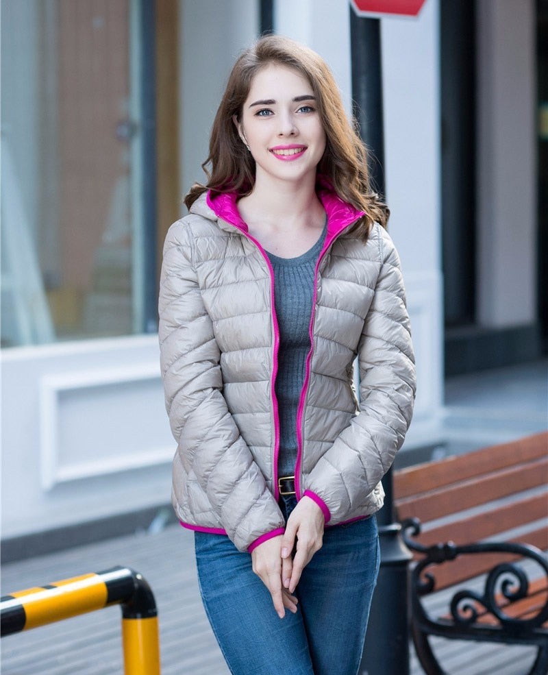 Doudoune oversize femme réversible et élégante - Aurora