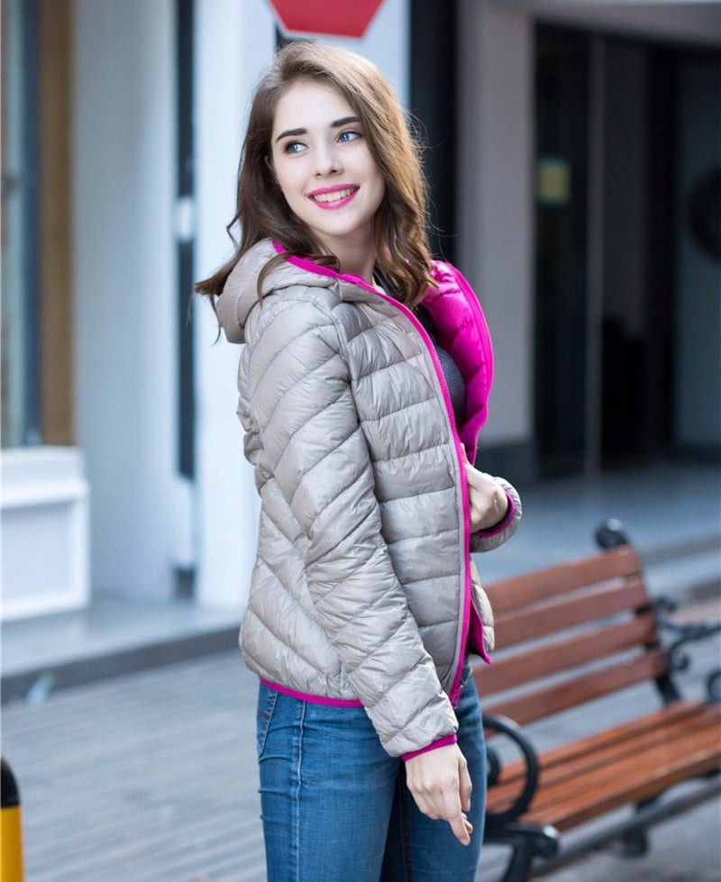 Doudoune oversize femme réversible et élégante - Aurora