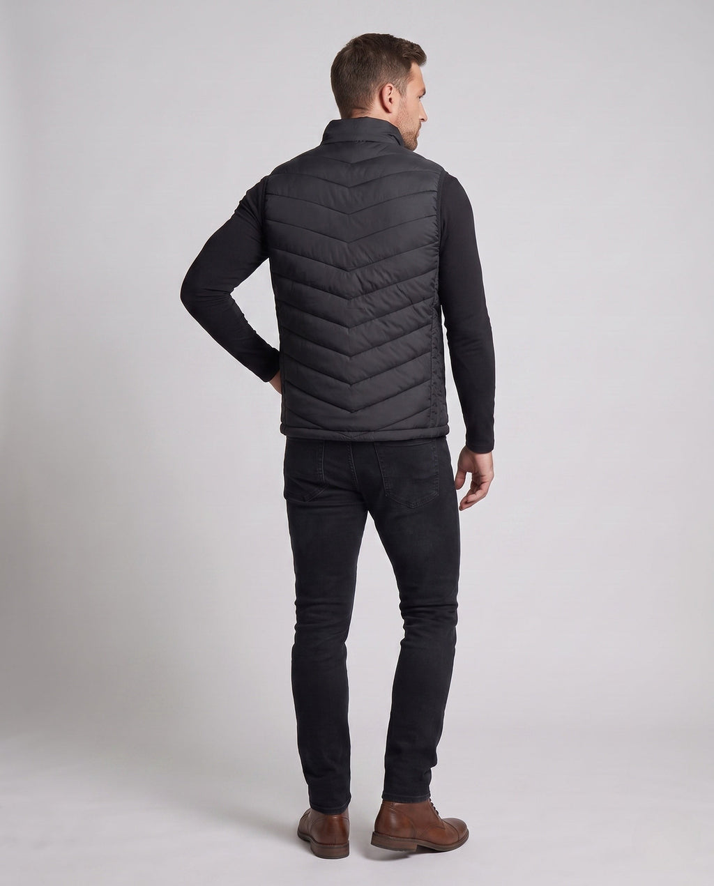 Doudoune sans manches chauffante homme - Gilet thermique multizone avec port USB