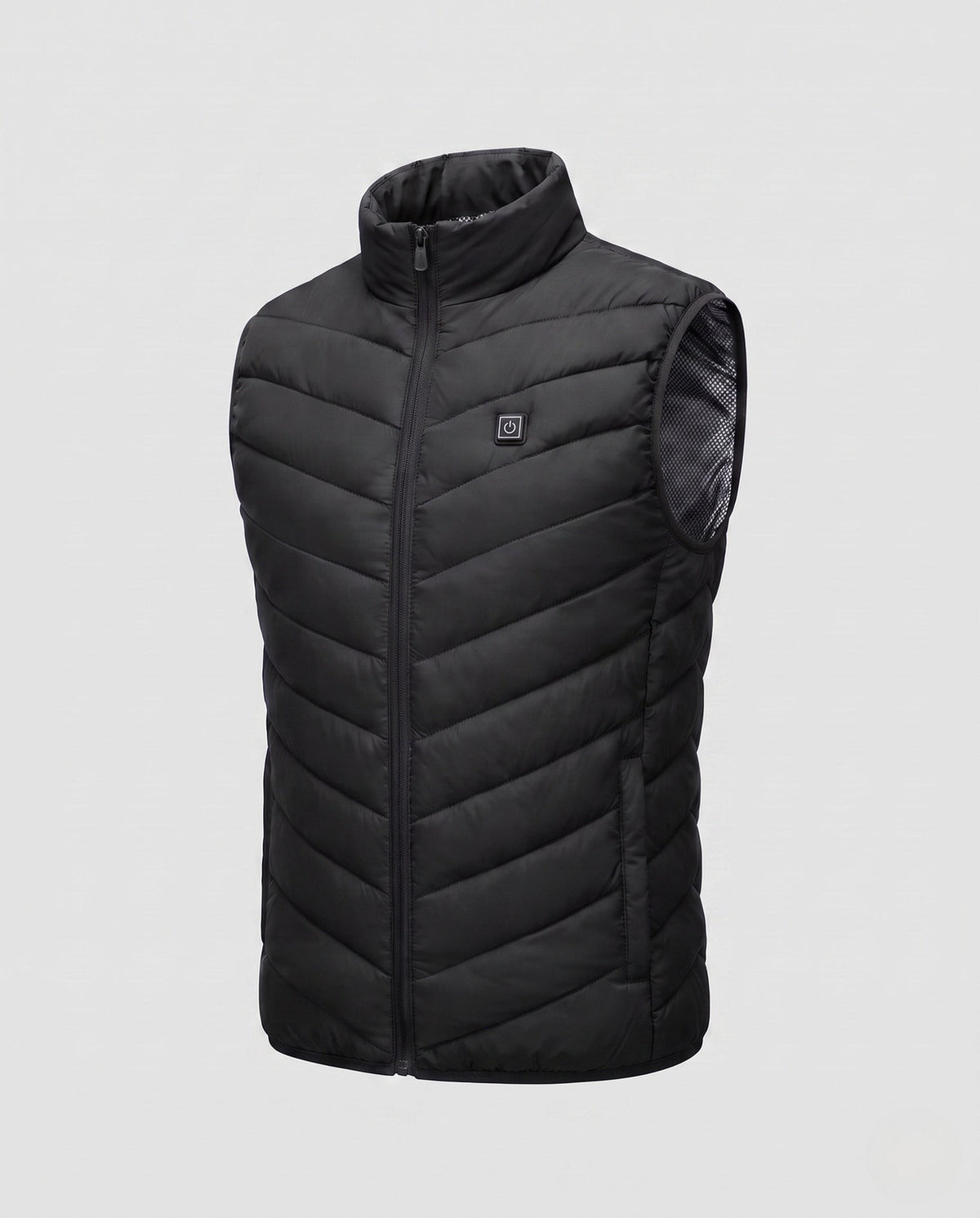 Doudoune sans manches chauffante homme - Gilet thermique multizone avec port USB