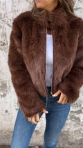 Doudoune zippée matelassée femme - manteau d'hiver chaud, coupe ample et confortable