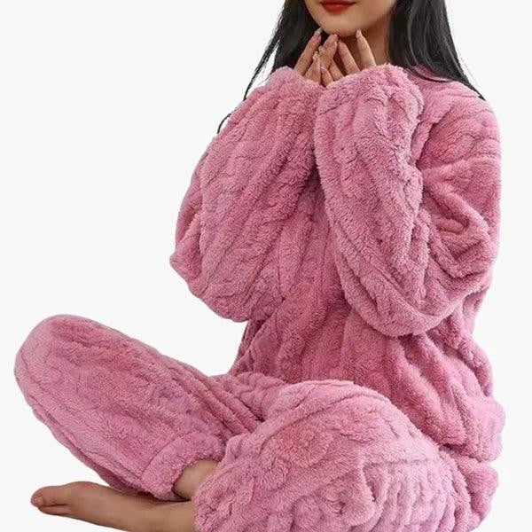 Ensemble pyjama deux pièces texturé pour femme