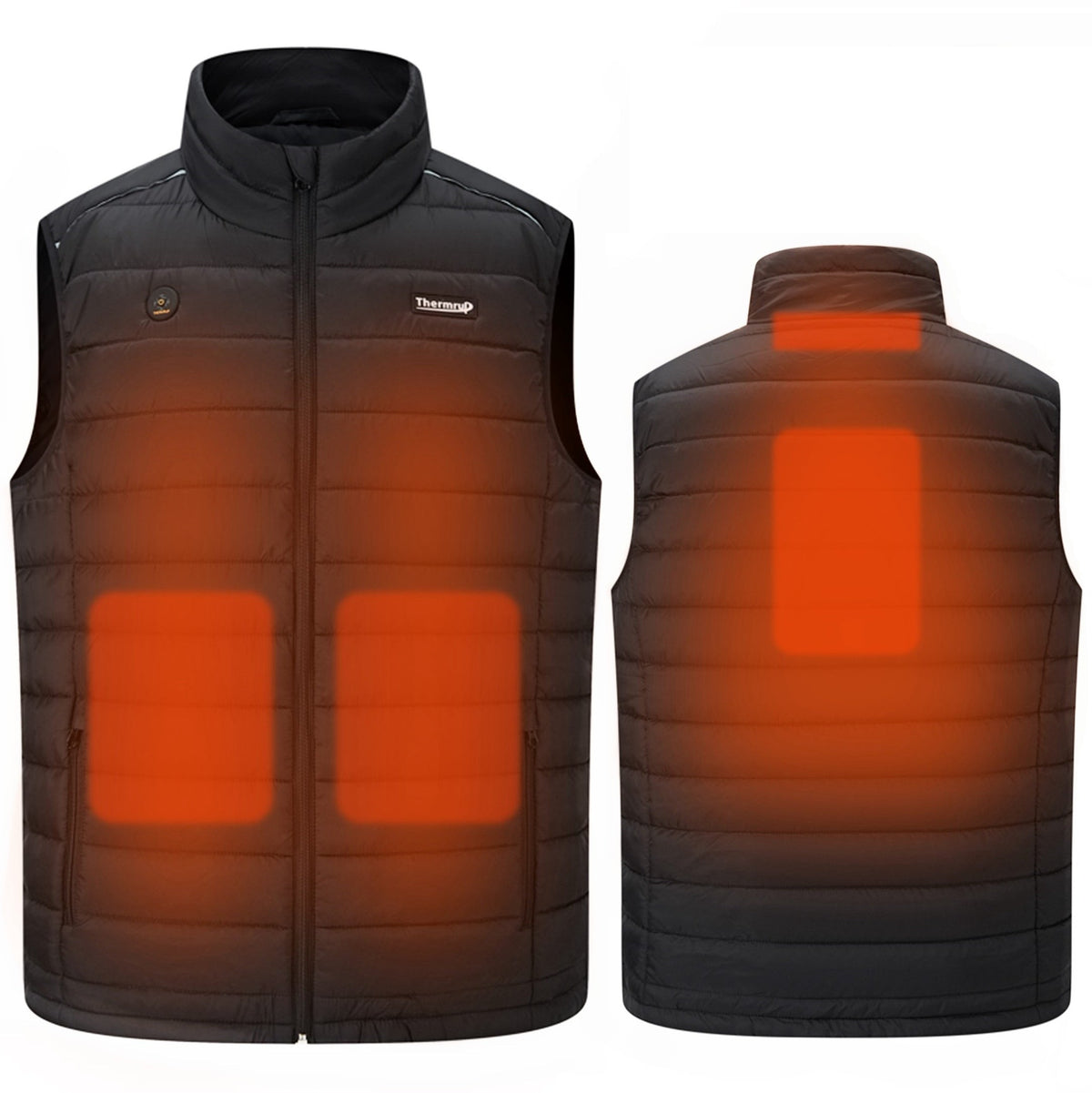Gilet chauffant sans manches avec batterie 7,4V