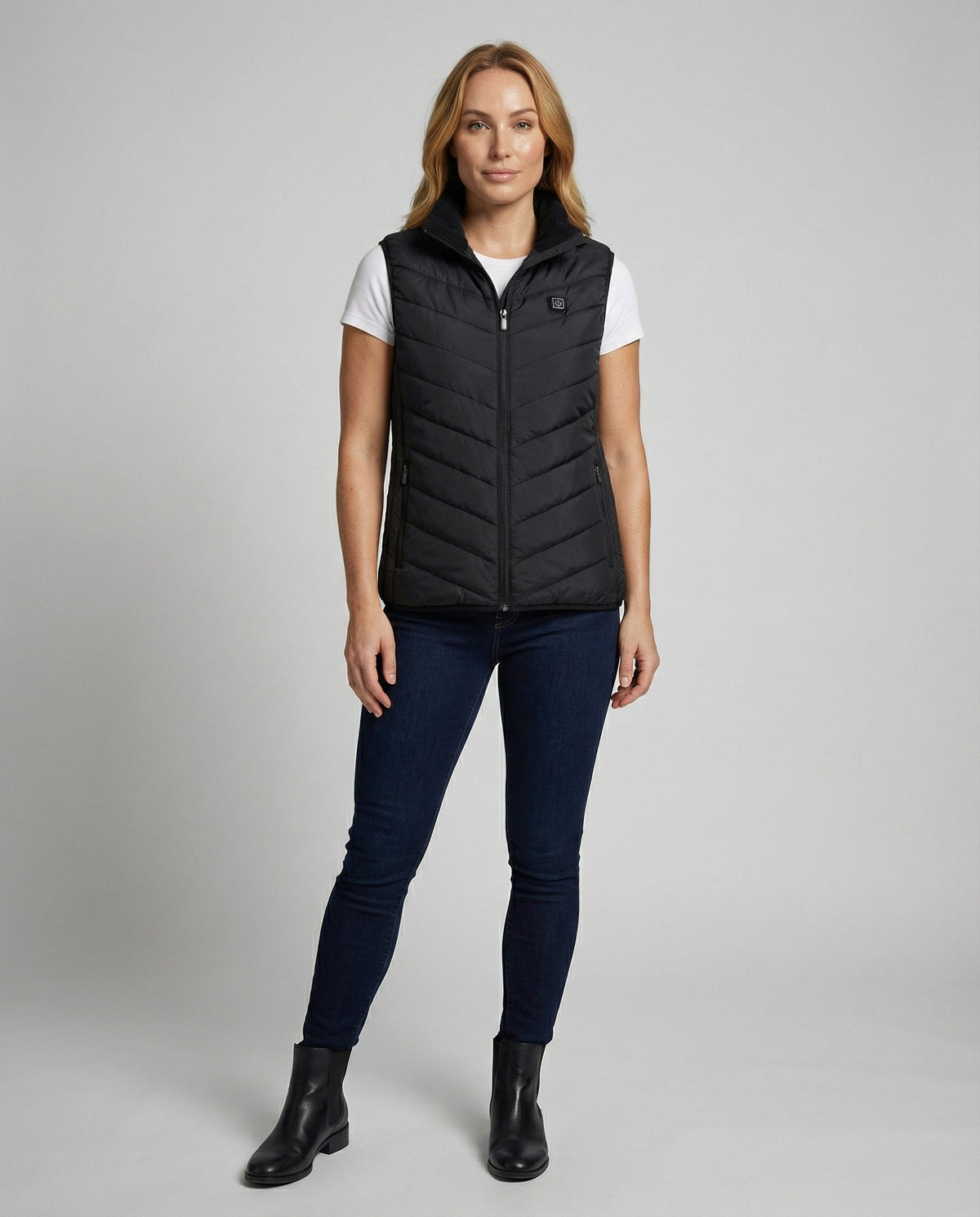 Gilet chauffant unisexe sans manches – doudoune chauffante