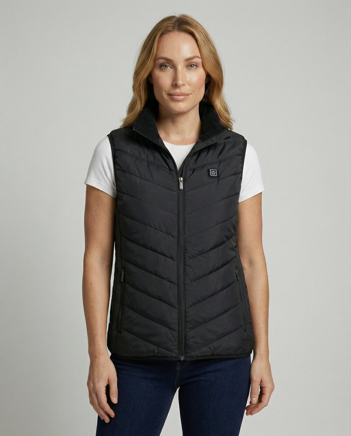 Gilet chauffant unisexe sans manches – doudoune chauffante