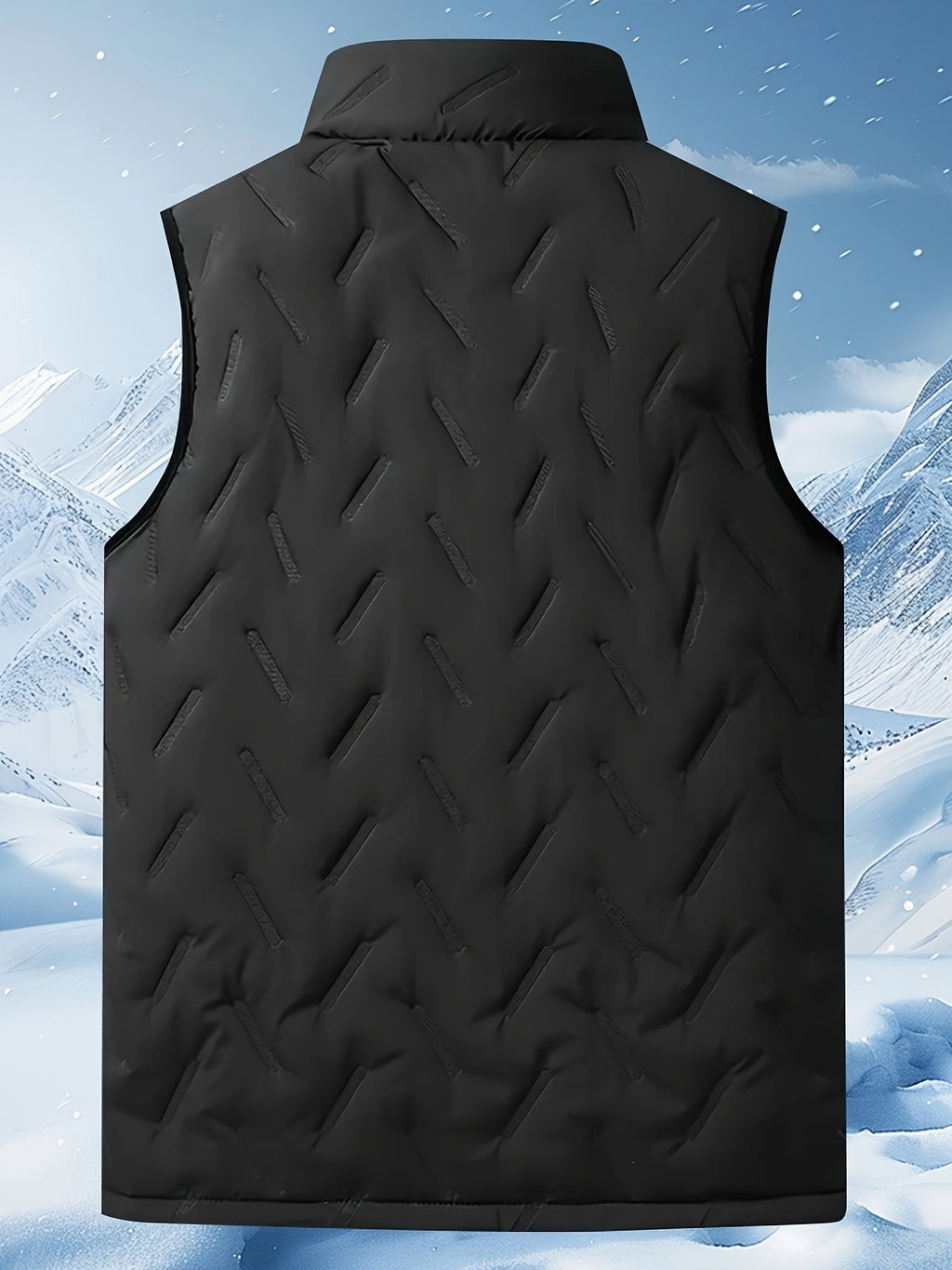 Gilet doublé de polaire, veste sans manches homme