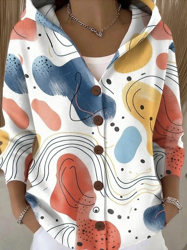 Gilet femme en tissu doux à coupe fluide