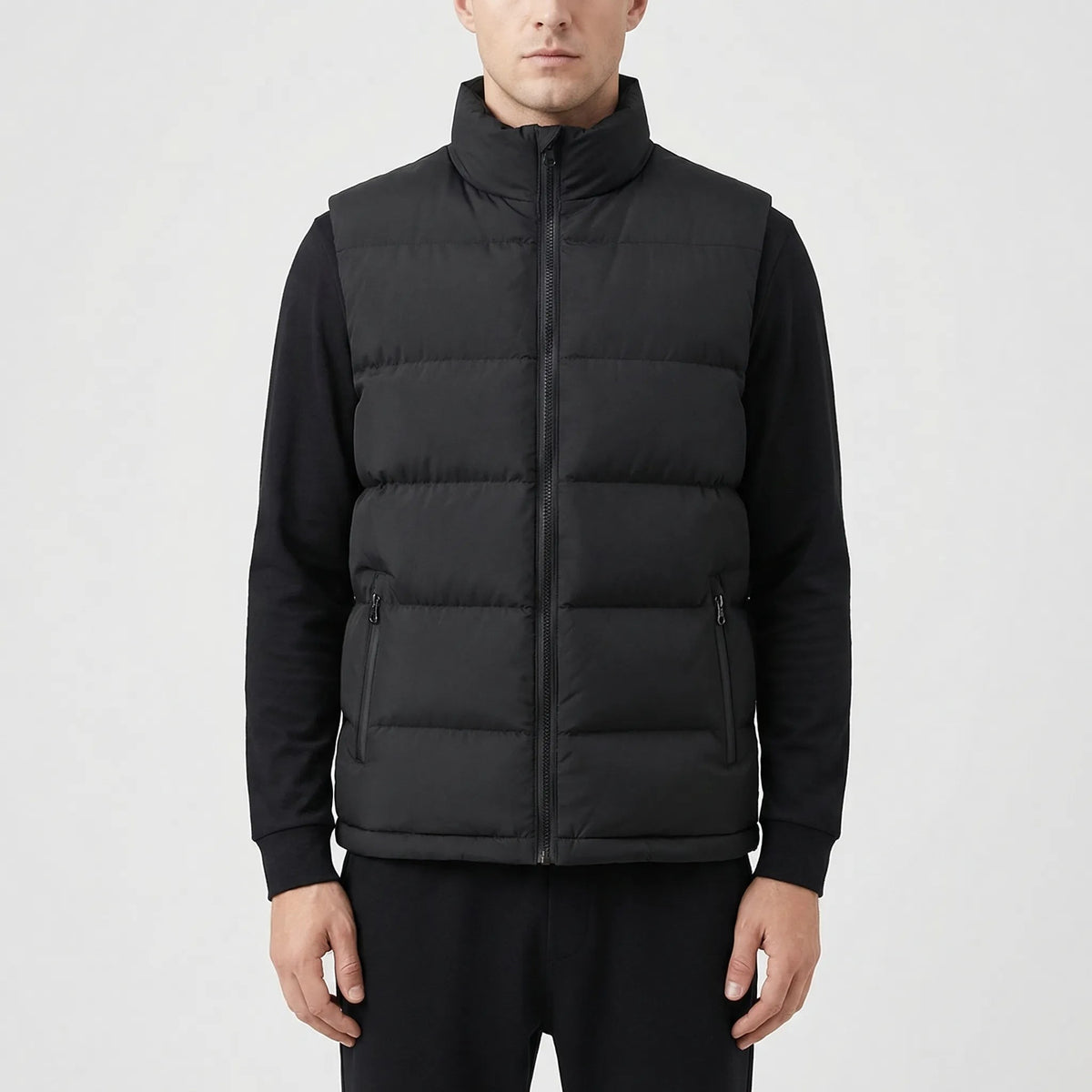 Gilet matelassé sans manches pour homme