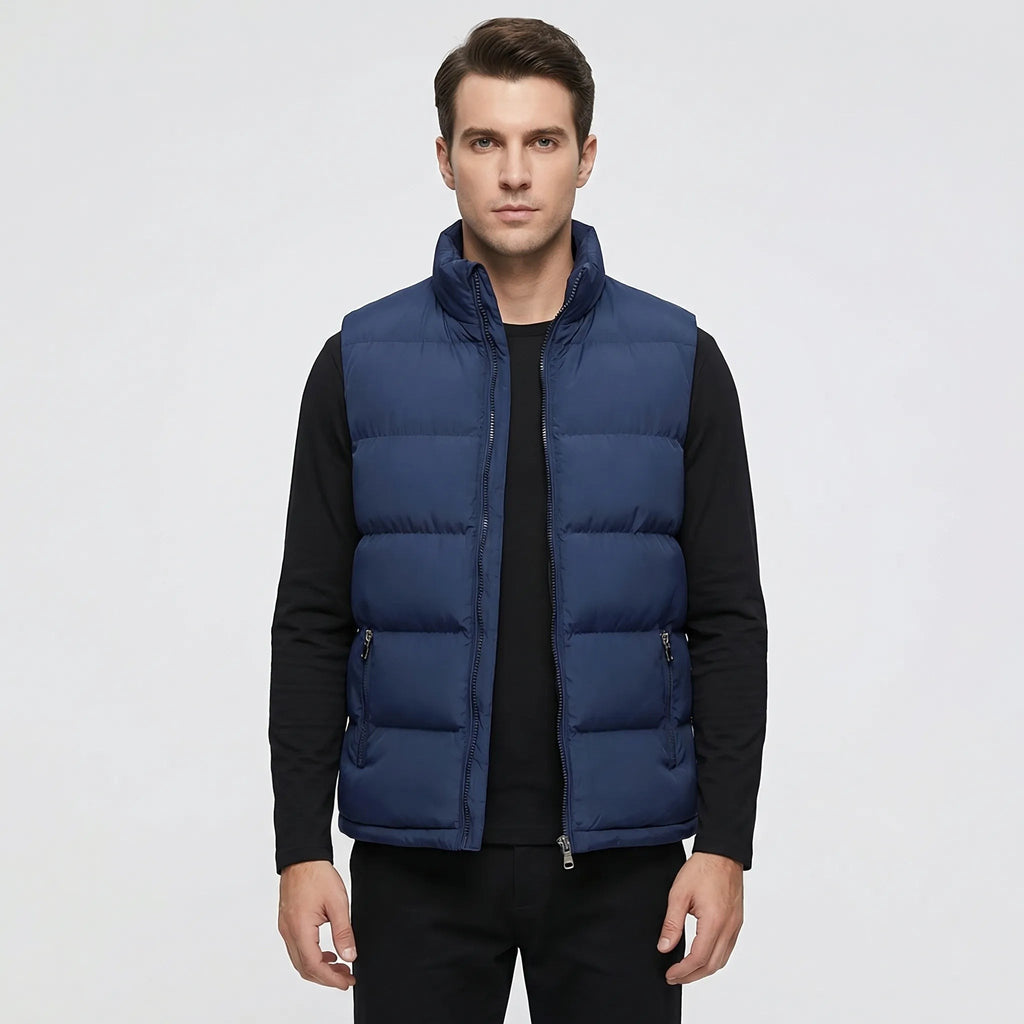 Gilet matelassé sans manches pour homme
