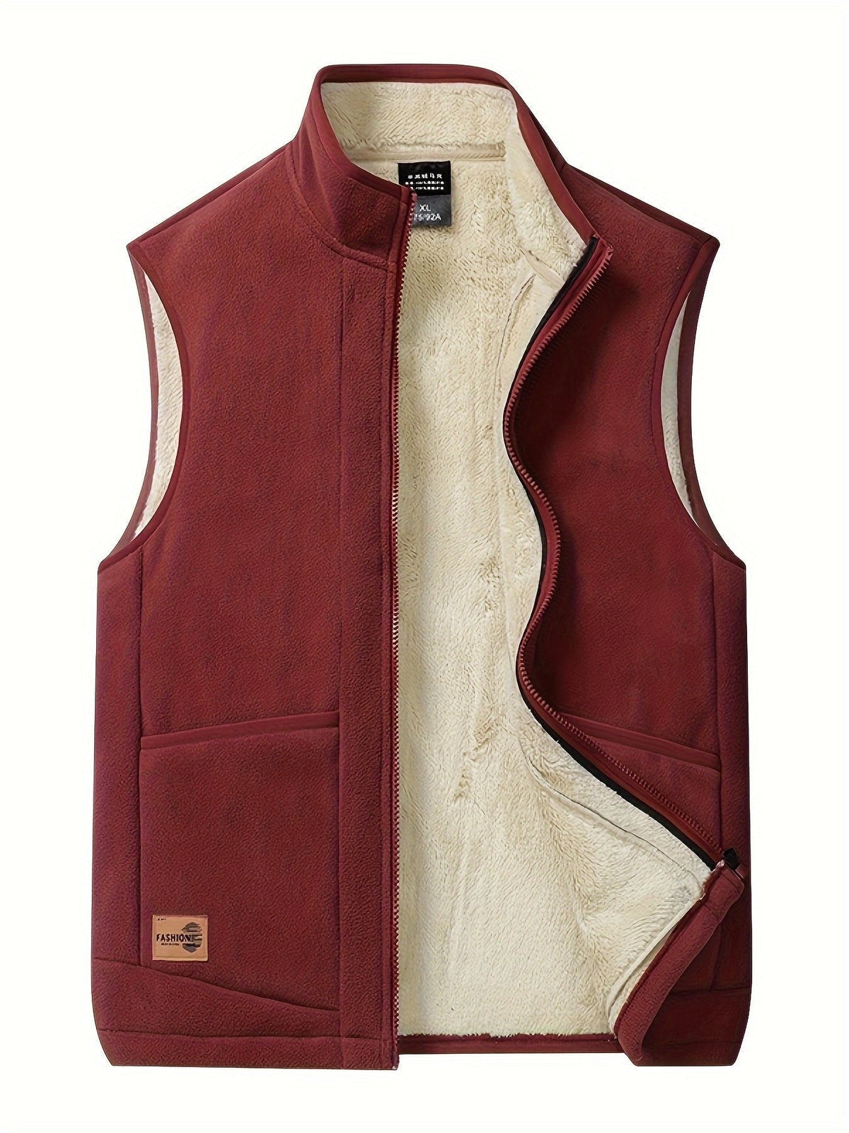 Gilet polaire sans manches pour homme, Bodywarmer chaud et léger