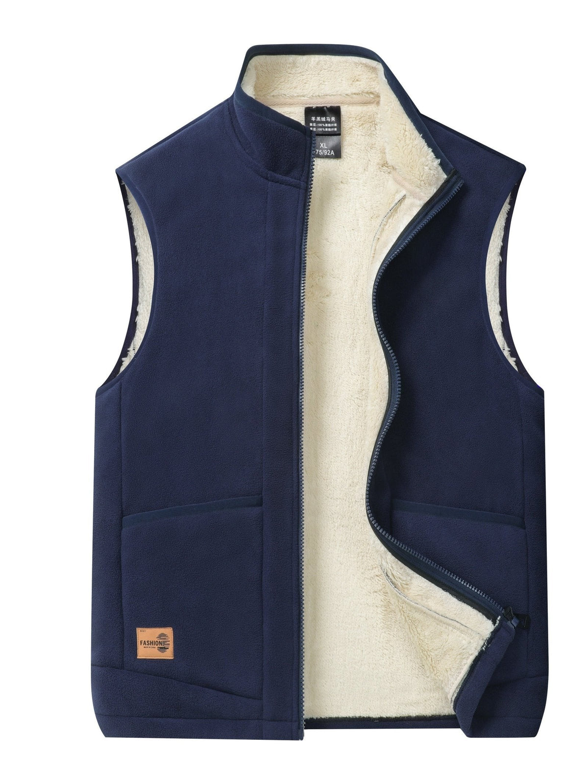 Gilet polaire sans manches pour homme, Bodywarmer chaud et léger