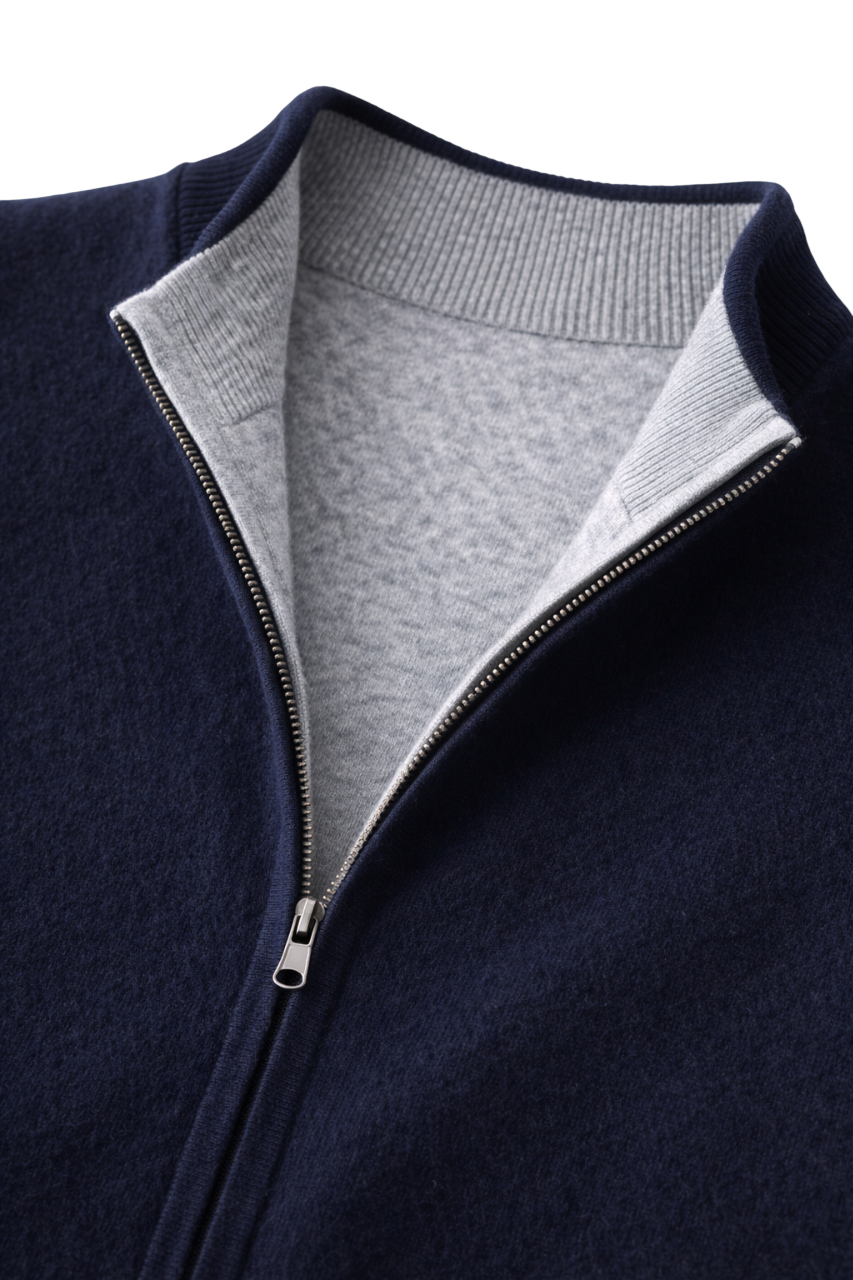 Gilet zippé en laine sans manches pour femme, Gilet Maison