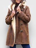 Manteau d'hiver grande taille à la coupe flatteuse pour femme ronde