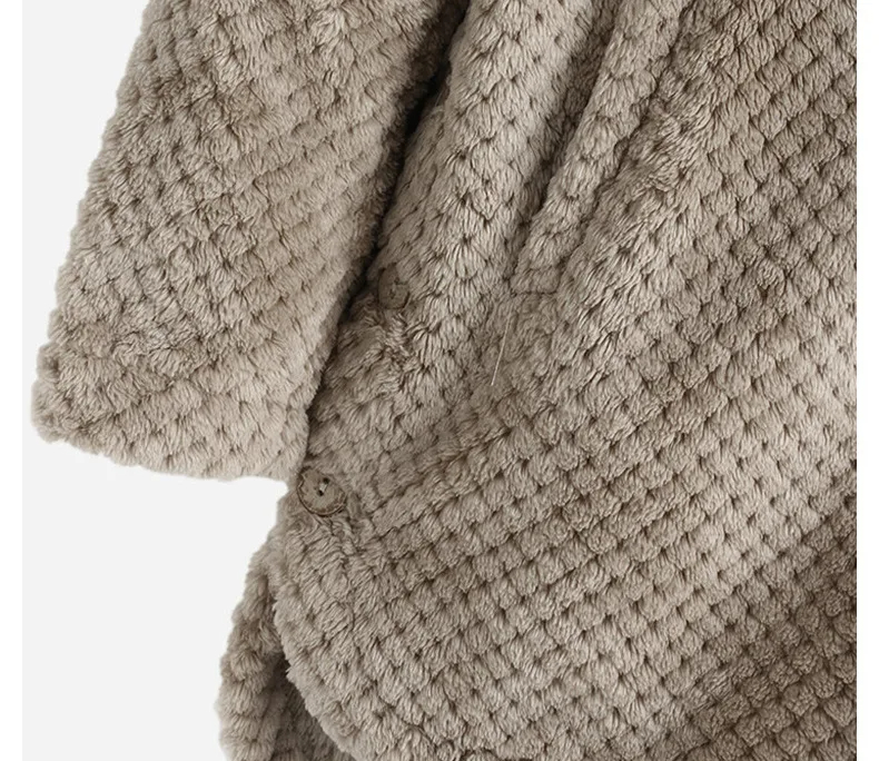 Manteau d'hiver grande taille chic à capuche au toucher velouté, pour femme ronde