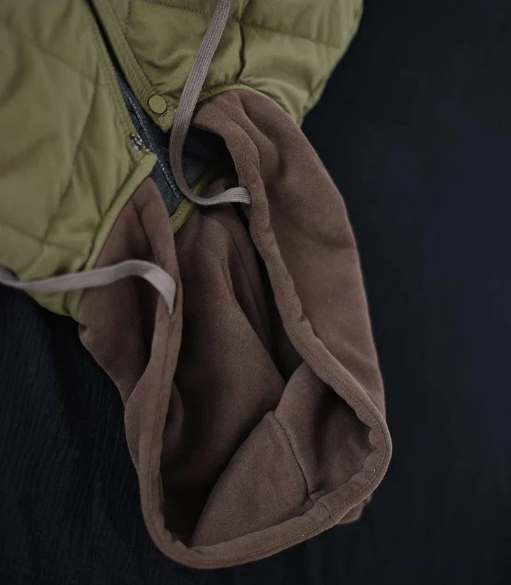 Manteau d'hiver mi-long à simple boutonnage avec capuche en grande taille, pour femme ronde