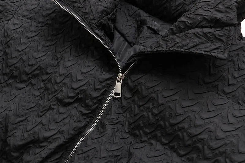 Manteau d'hiver mi-long grande taille pour femme ronde