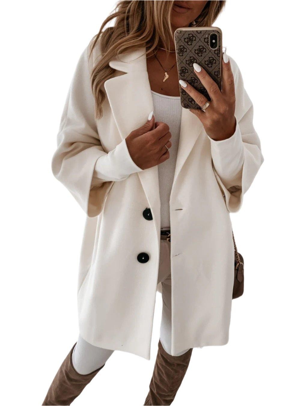 Manteau long oversize élégant pour femme