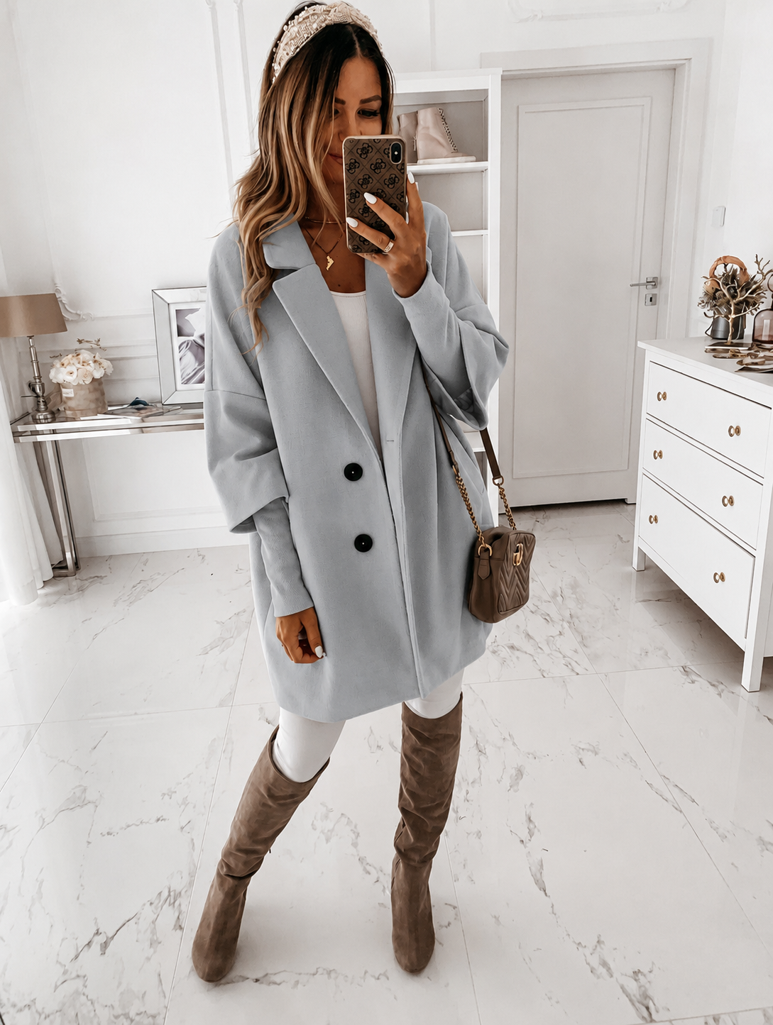 Manteau long oversize élégant pour femme