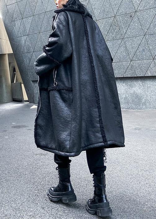 Manteau long oversize zippé pour femme, Pour l'hiver