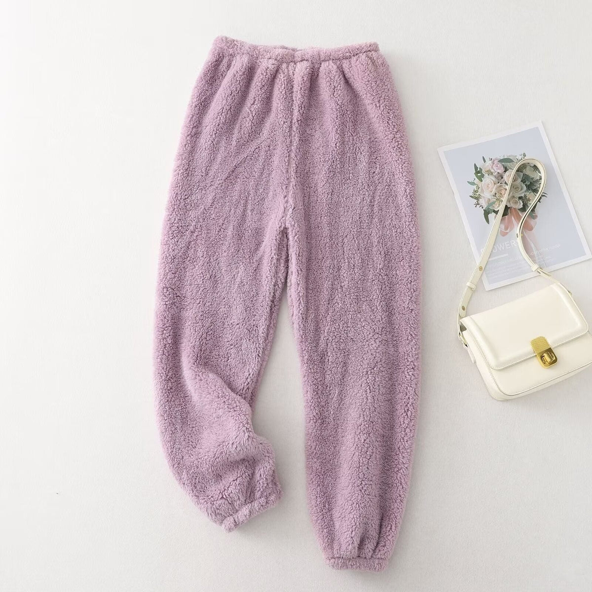 Pantalon en polaire douce pour un quotidien confortable et décontracté