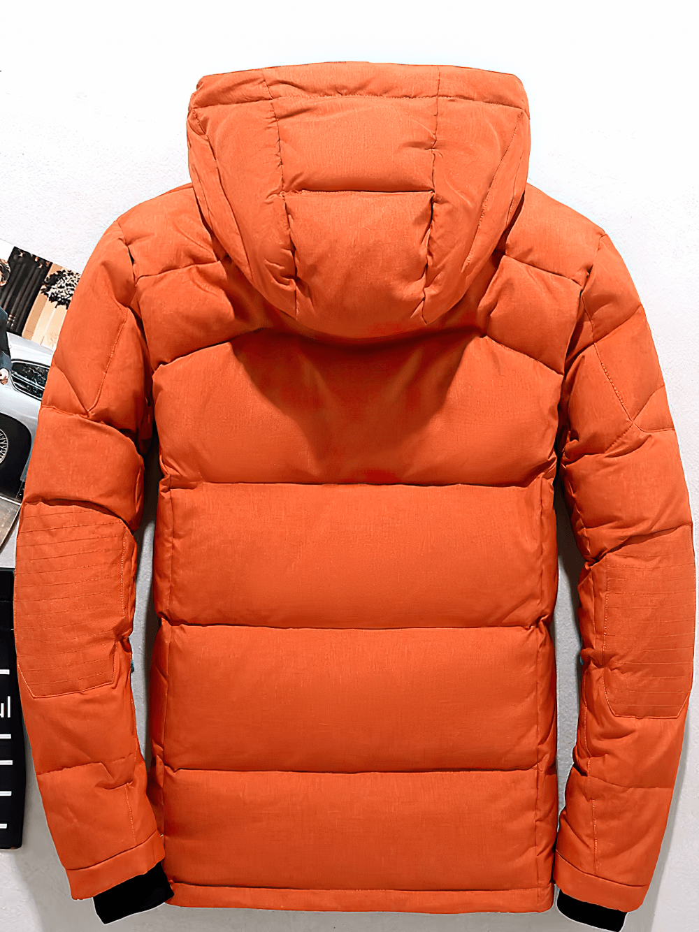 Parka en duvet épaisse à capuche pour homme, Veste thermique d'hiver