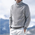 Pull col roulé élégant pour homme, pull habillé