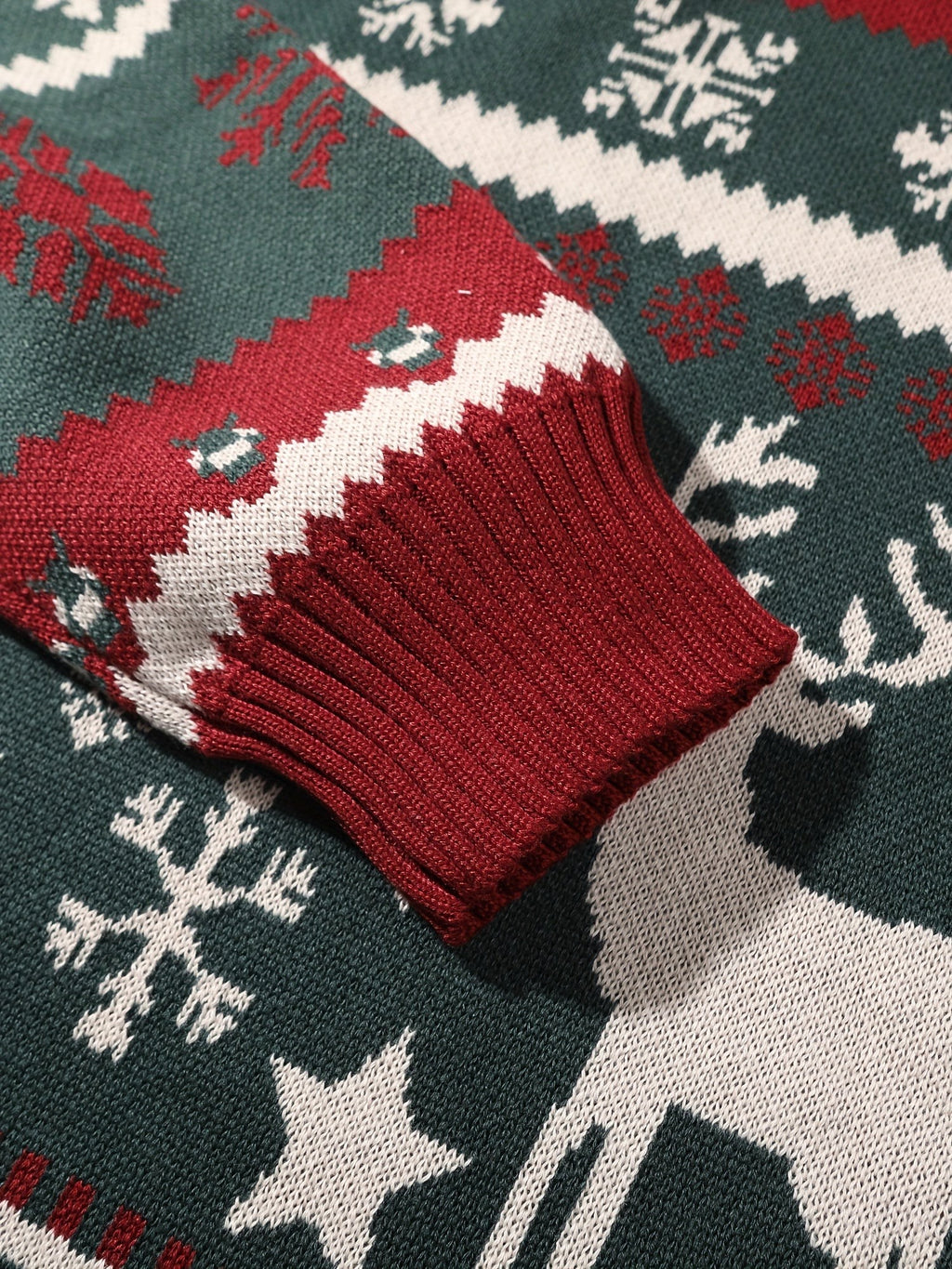 Pull de Noël à capuche motif renne pour homme, Pull moche de Noël