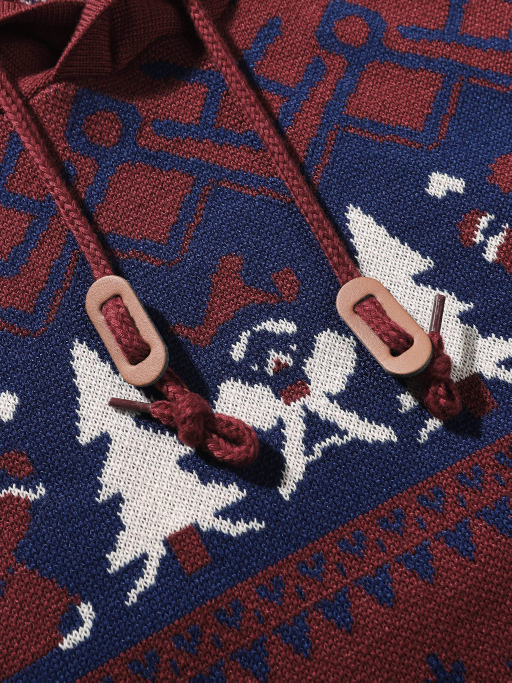 Pull de Noël à capuche motif renne pour homme, Pull moche de Noël