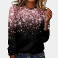 Pull de Noël femme à motif étoiles scintillantes