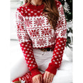 Pull de Noël femme à motif Fair Isle