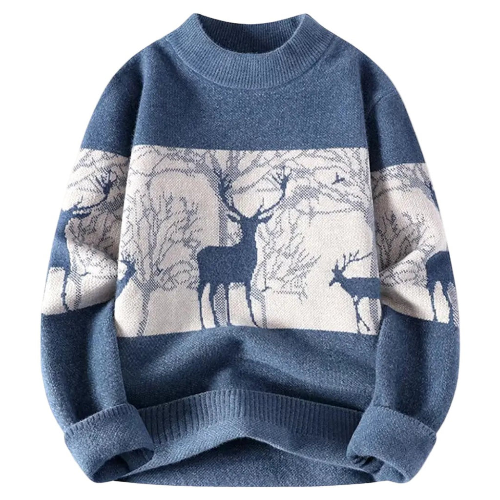 Pull de Noël festif et élégant pour homme