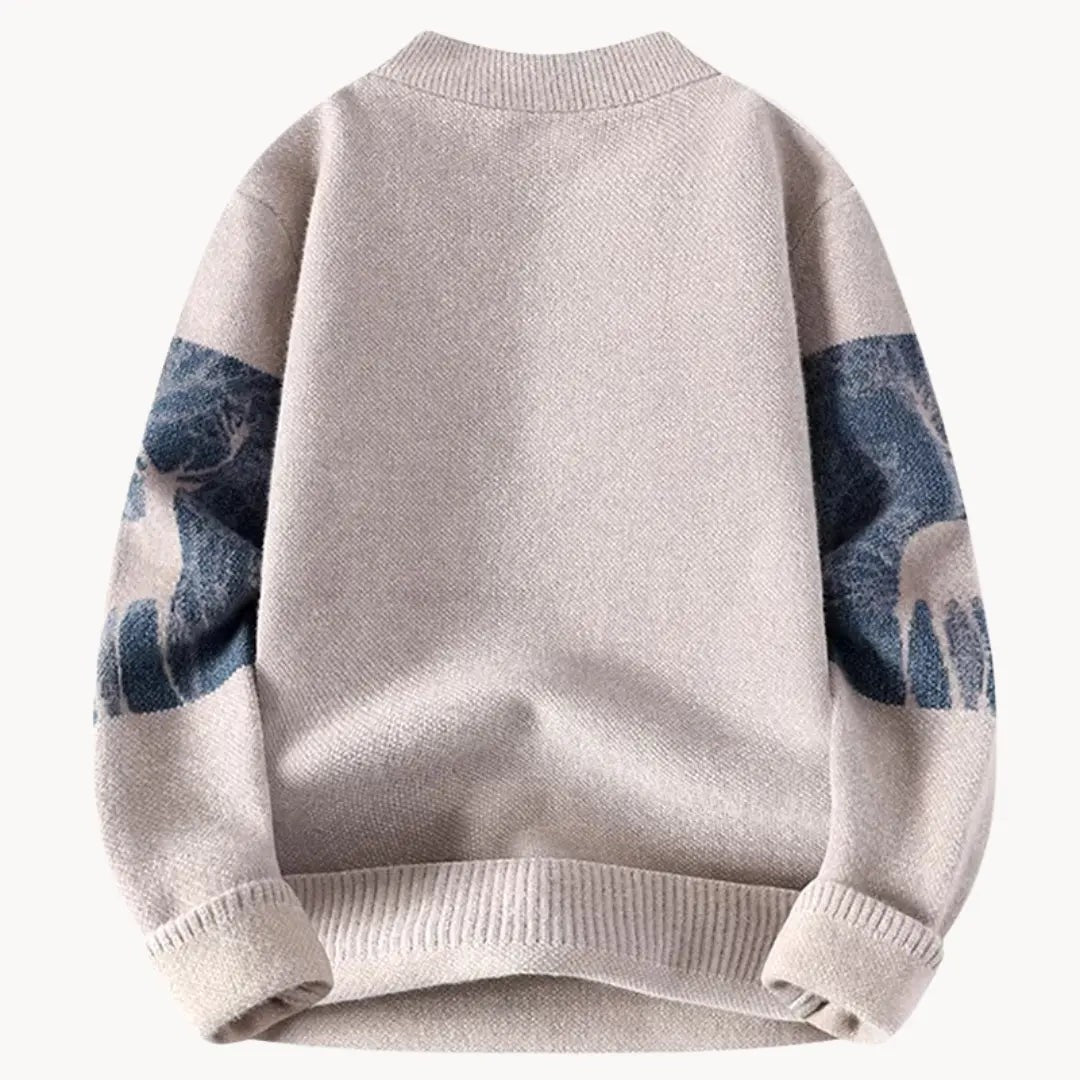 Pull de Noël festif et élégant pour homme