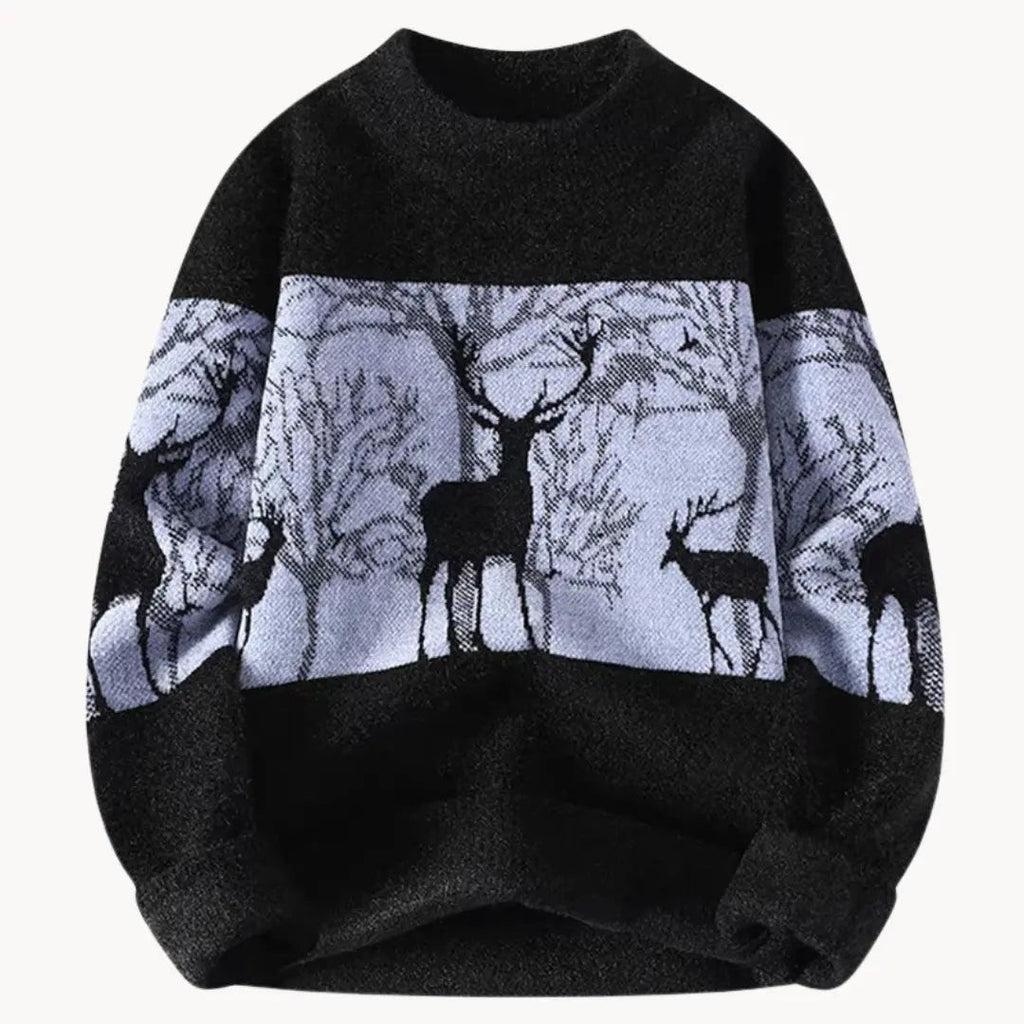 Pull de Noël festif et élégant pour homme