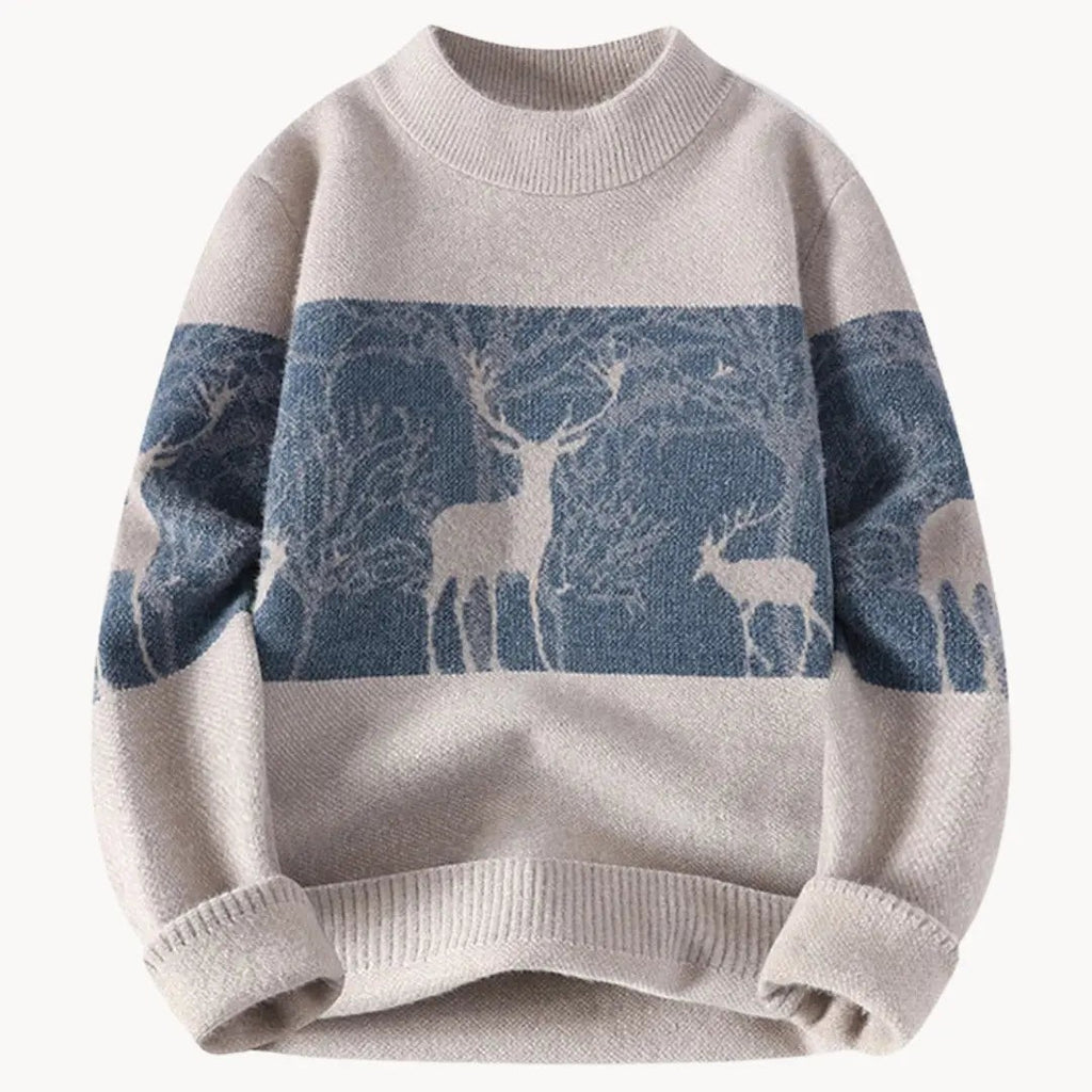 Pull de Noël festif et élégant pour homme