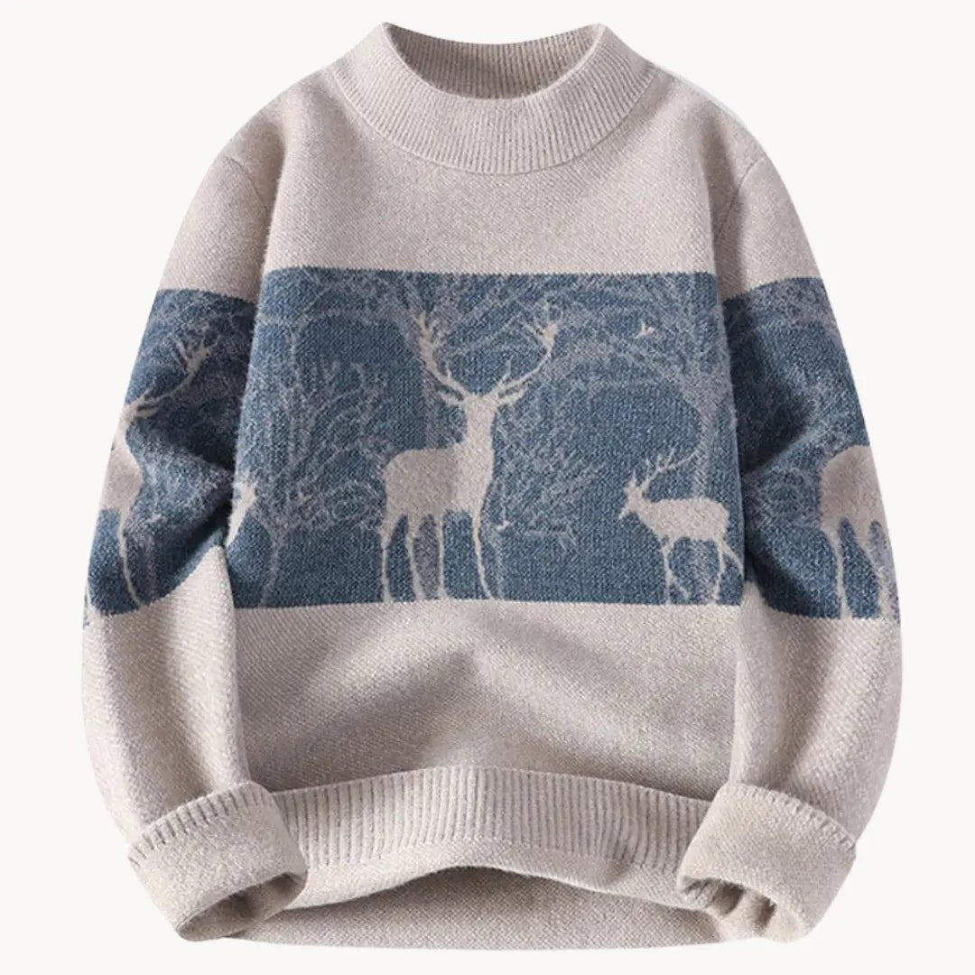 Pull de Noël festif et élégant pour homme