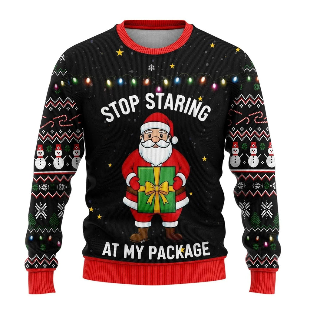 Pull de Noël homme imprimé bonhomme de neige
