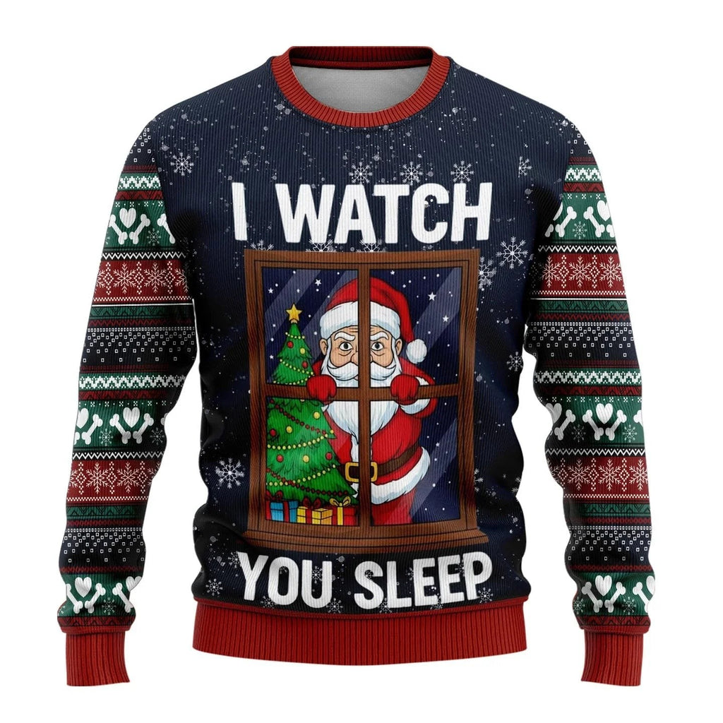 Pull de Noël homme imprimé bonhomme de neige