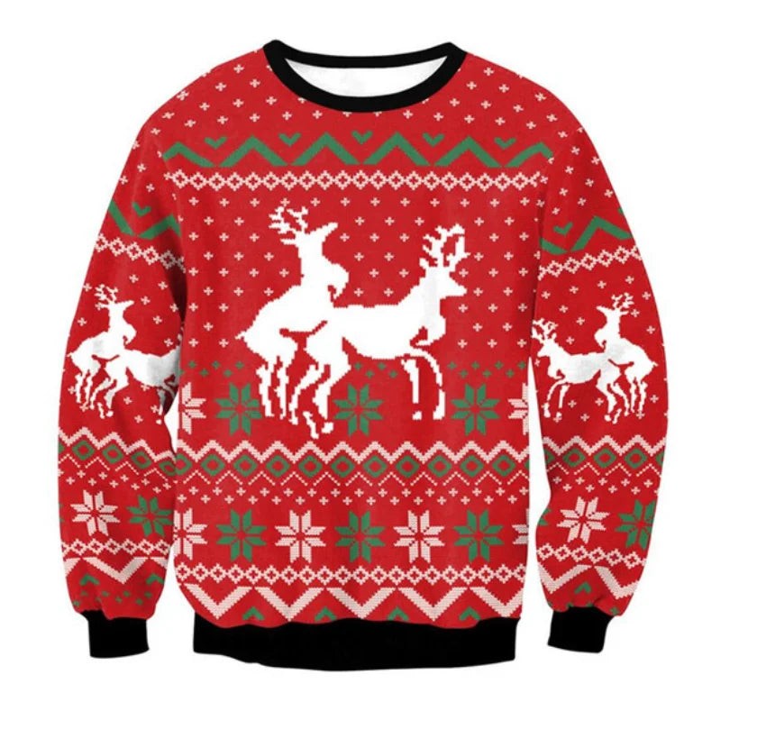 Pull de Noël rigolo pour homme, anniversaire de Jésus