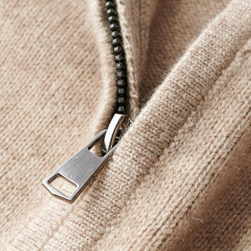 Pull demi-zippé classique pour homme