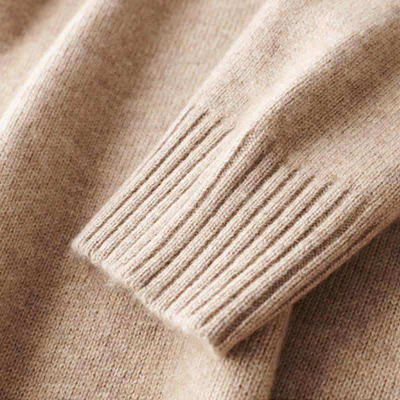 Pull demi-zippé classique pour homme