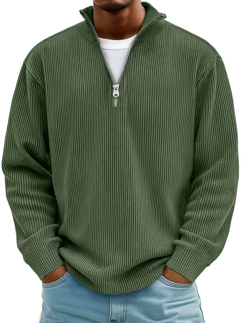 Pull demi-zippé homme tendance et élégant