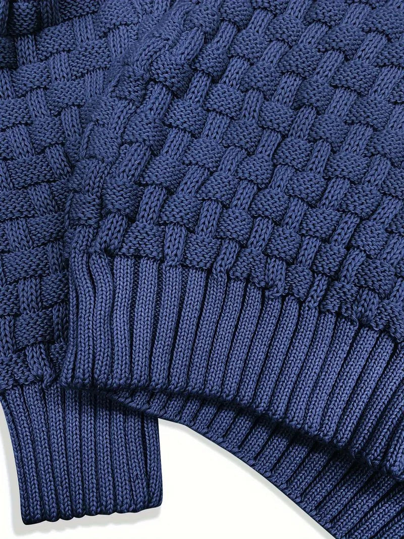 Pull en maille élégant pour homme, Matériau de haute qualité