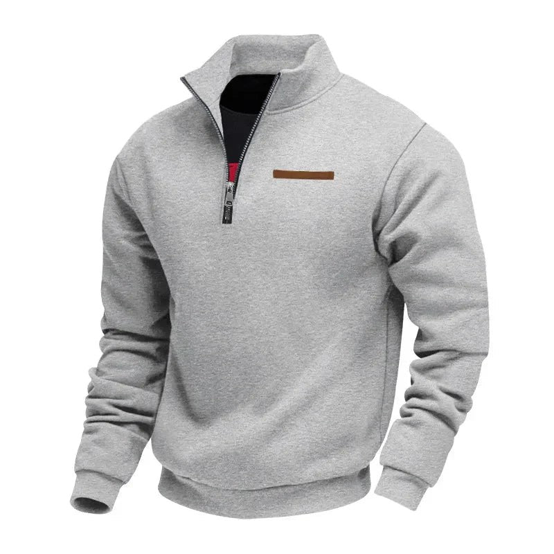 Pull polaire homme demi-zip col montant Hugo Soft