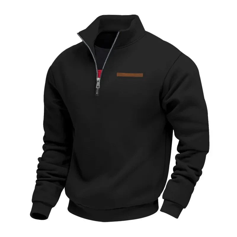 Pull polaire homme demi-zip col montant Hugo Soft