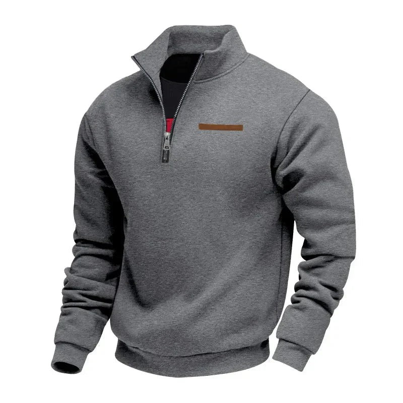 Pull polaire homme demi-zip col montant Hugo Soft